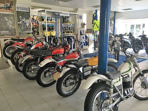 conjunto de motocicletas